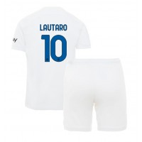 Dres Inter Milan Lautaro Martinez #10 Preč pre deti 2023-24 Krátky Rukáv (+ trenírky)